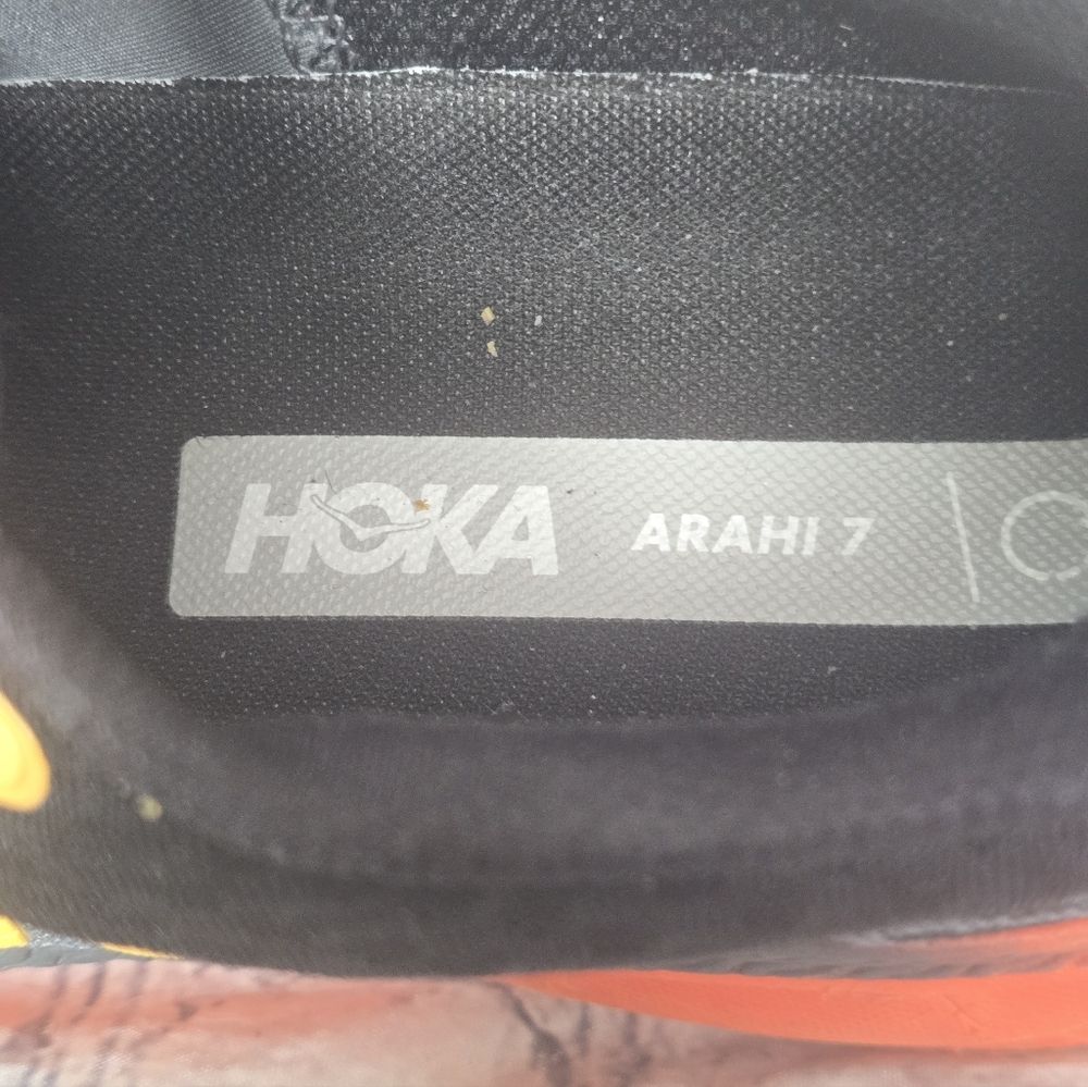 HOKA CHALLENGER ATR 7 MEN'S RUNNING SHOES IN CASTERROCK/FLAME SIZE 11. - Picture 8 of 10